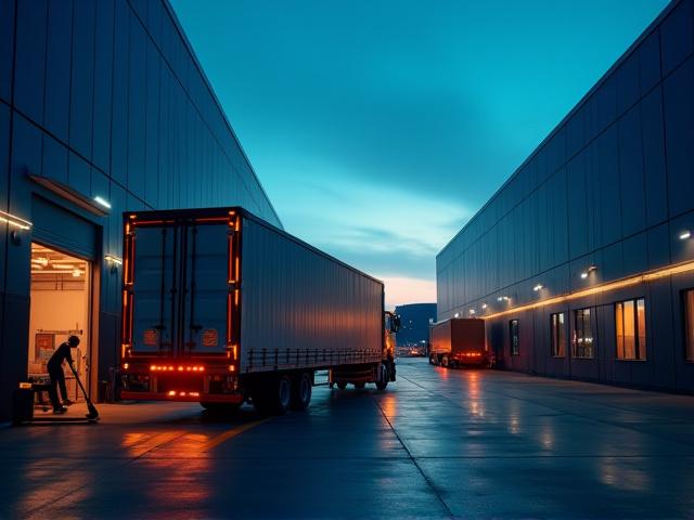 Cross-docking operation and loading dock activity